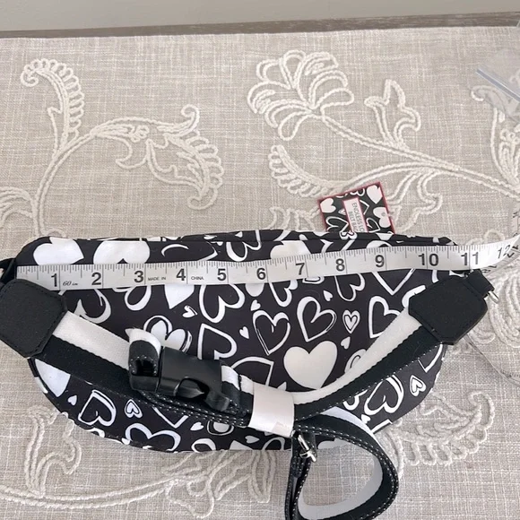Brighton NWT Endless Love Hearts Nylon Fanny Pack/Belt Bag - Picture 13 of 15